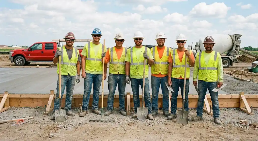 Professional concrete work in Huntsville